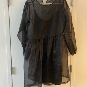 Cecilie Bahnsen inspired black dress from Zara